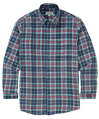 Long Sleeve Plaid Sport Shirt – Blue/Red