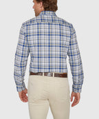 Long Sleeve Spread Collar Cotton Sport Shirt – Light Grey