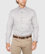 Long Sleeve Spread Collar Cotton Sport Shirt – Forest