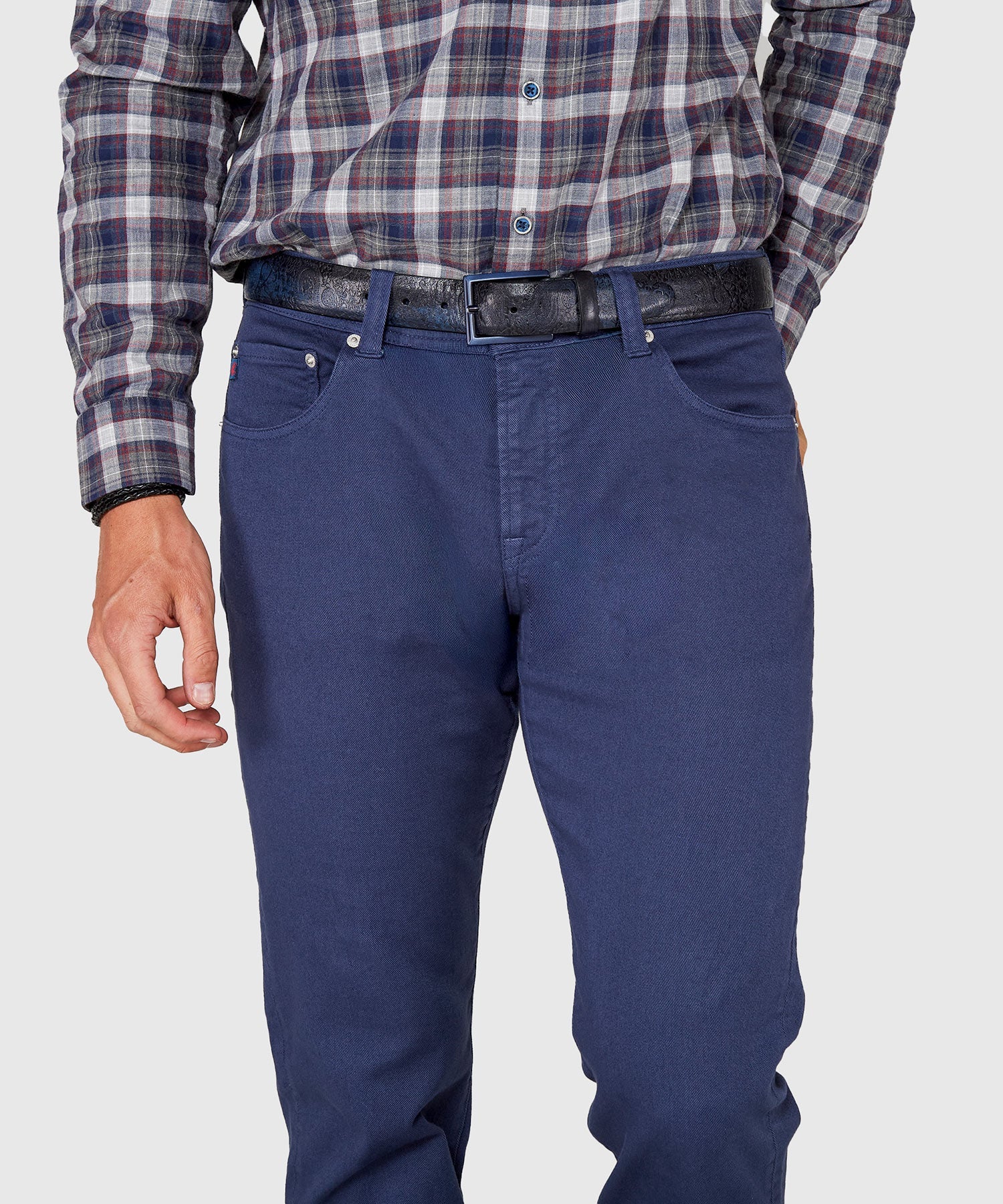 Old Dyed Stretch Denim 5-Pocket Pant