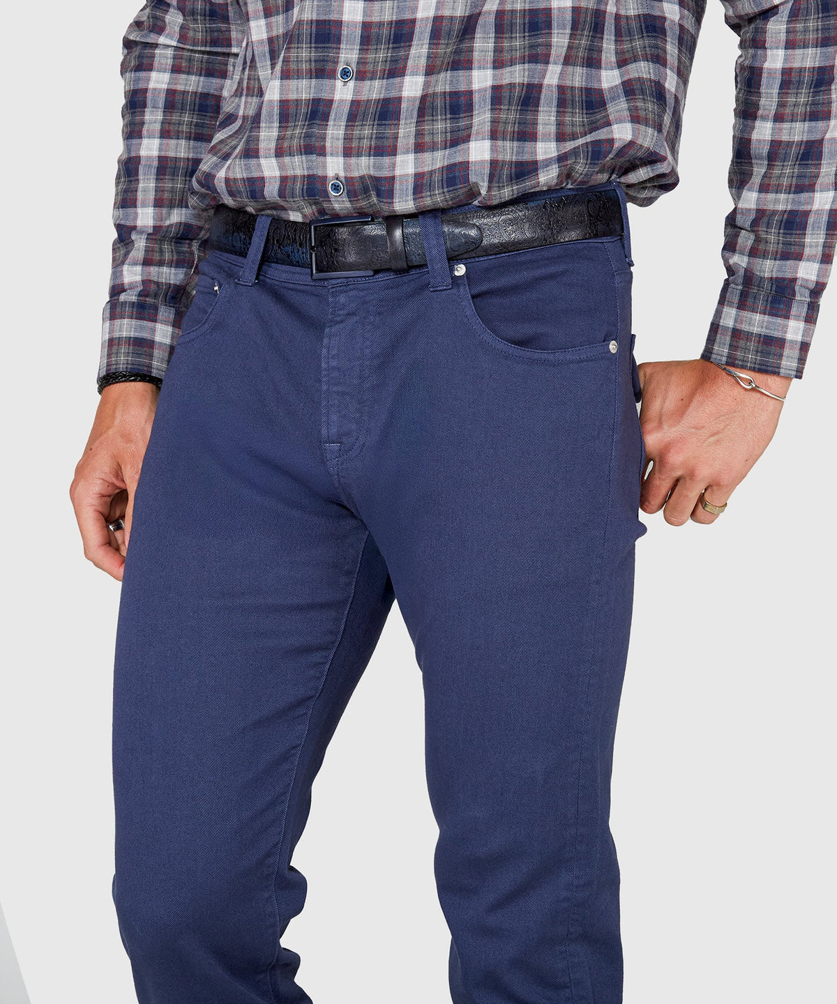Old Dyed Stretch Denim 5-Pocket Pant
