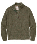 Tri-Color Quarter Zip Sweater