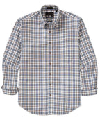 Long Sleeve Cotton Wool Plaid Sport Shirt – Multi