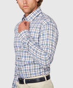 Long Sleeve Cotton Wool Plaid Sport Shirt – Multi