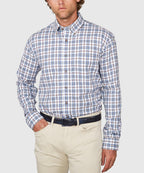 Long Sleeve Cotton Wool Plaid Sport Shirt – Multi