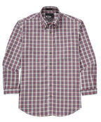 Long Sleeve Cotton Wool Plaid Sport Shirt – Chambray