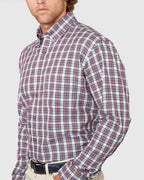 Long Sleeve Cotton Wool Plaid Sport Shirt – Chambray