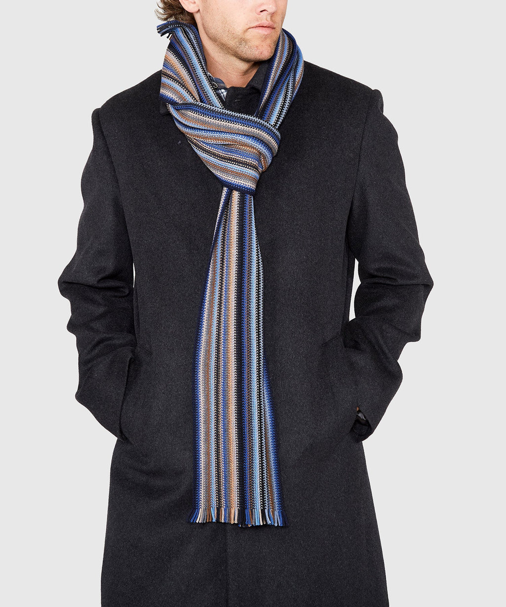 Multi Color Knit Wool Scarf
