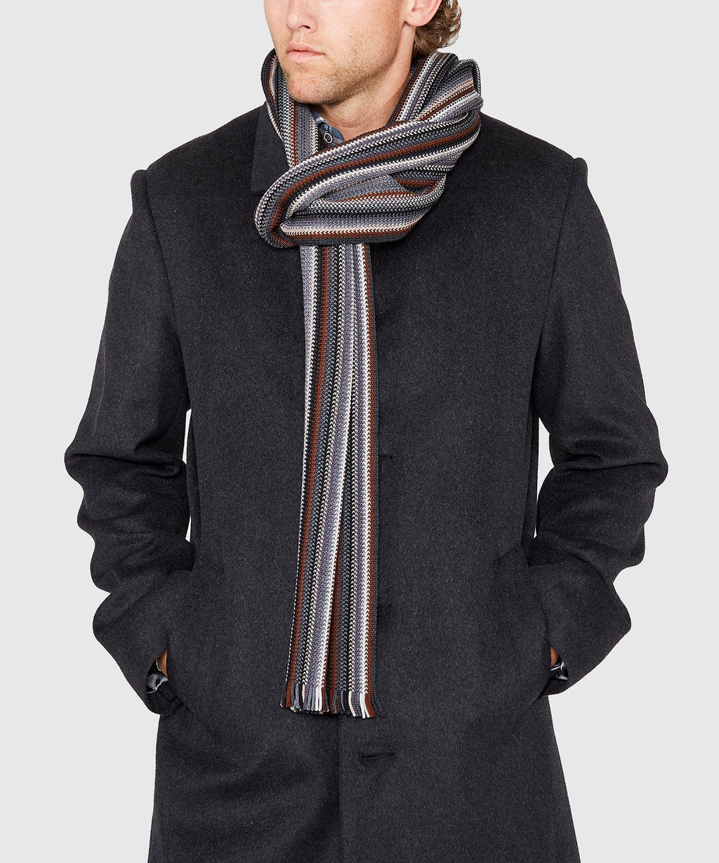 Multi Color Knit Wool Scarf