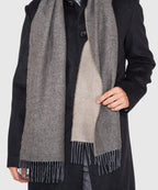 Reversible Merino Wool Scarf