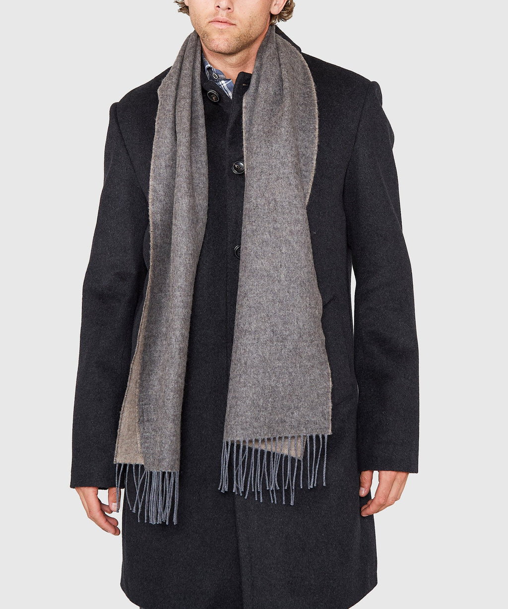 Reversible Merino Wool Scarf
