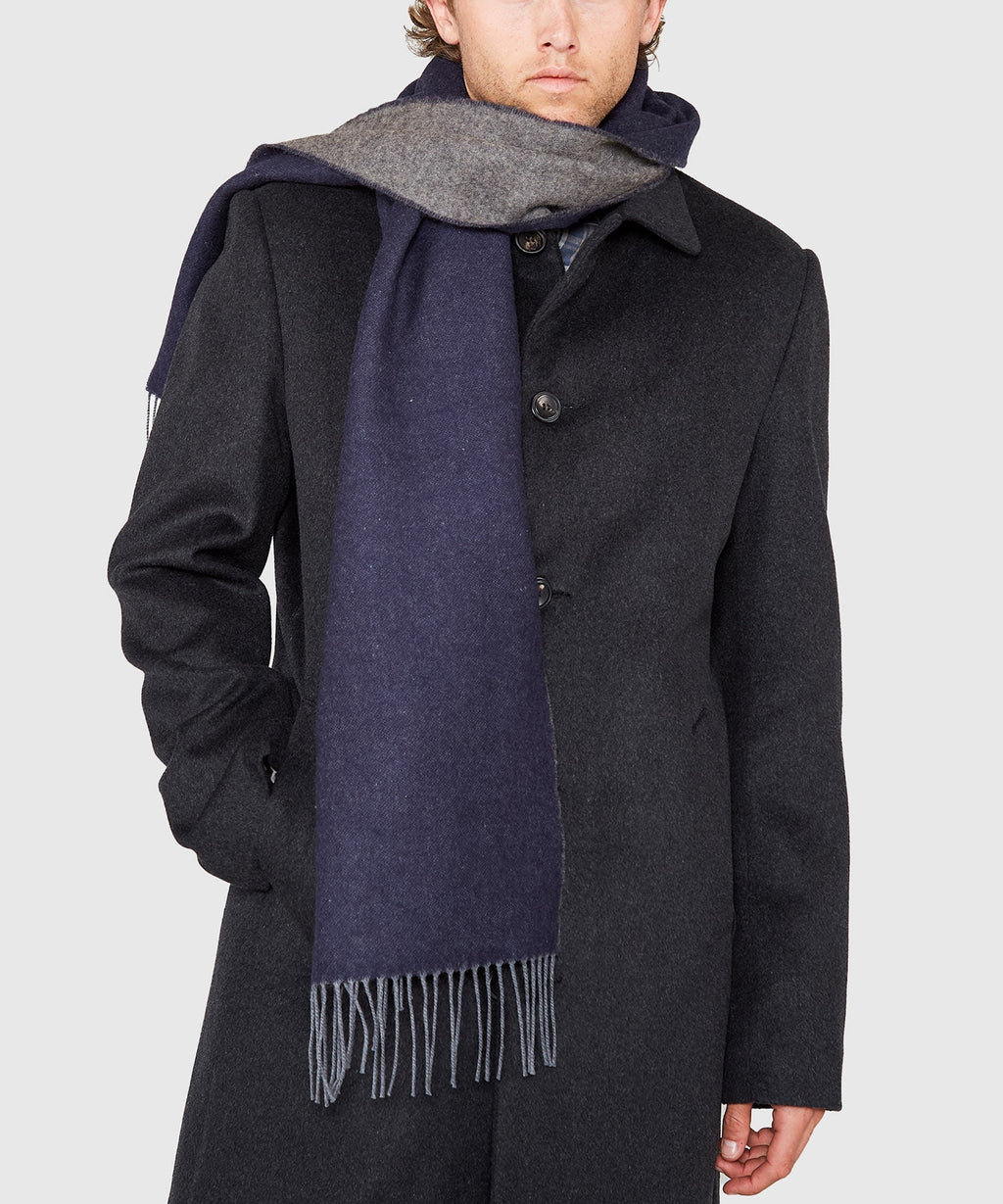 Reversible Merino Wool Scarf
