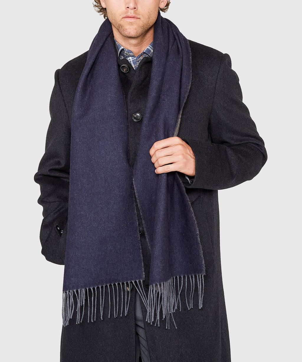 Reversible Merino Wool Scarf