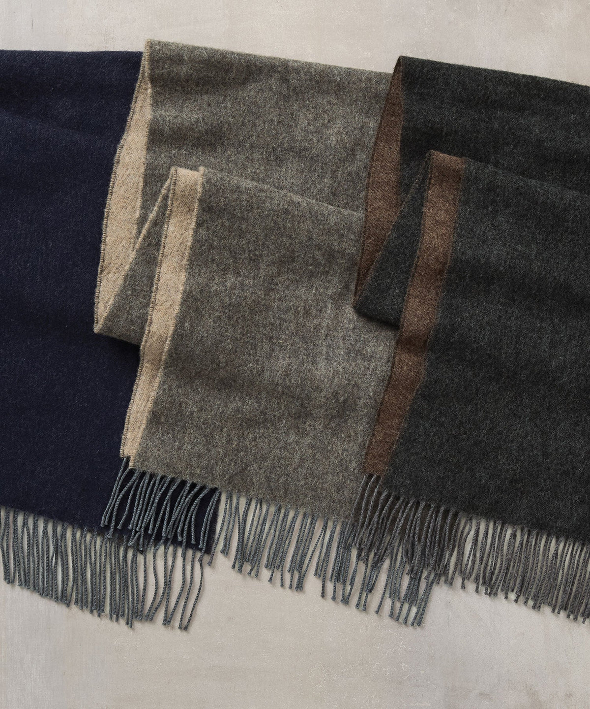 Reversible Merino Wool Scarf