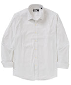 Long Sleeve Performance Print Sport Shirt – Black/White