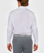 Long Sleeve Performance Plaid Sport Shirt – Lilac/Sky