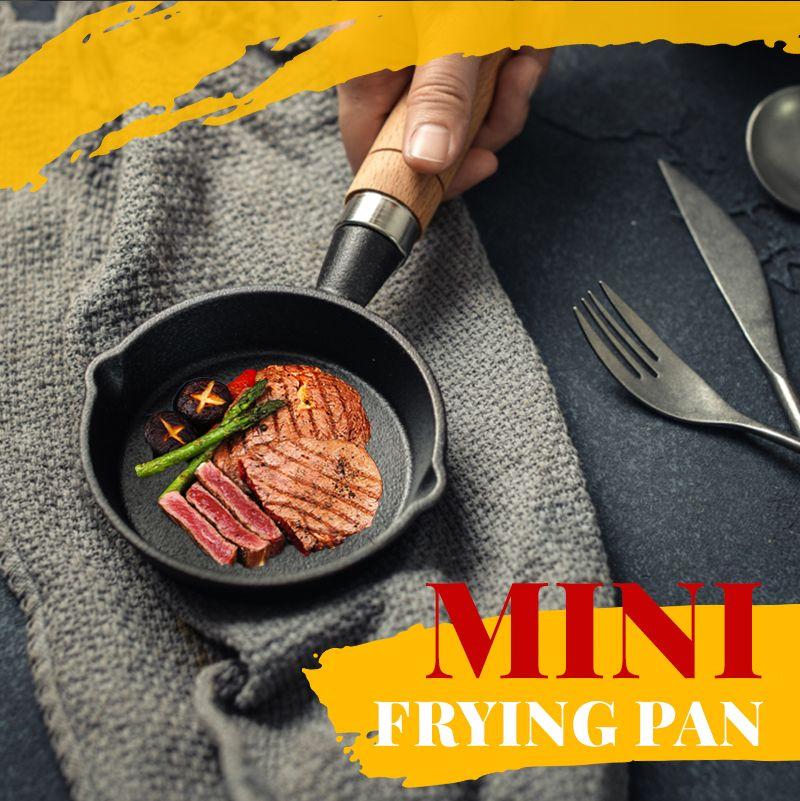 Mini-antiaanbak-ijzeren pan 3.9¡±/10cm