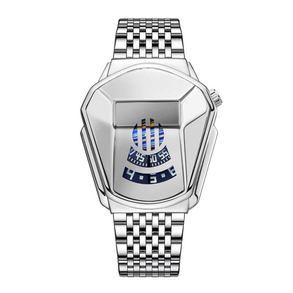Herenhorloge van roestvrij staal, technologisch quartz-modehorloge