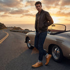 Classic Men¡¯s Slip-On Leather Shoes ¨C Premium Calfskin, All-Day Comfort & Effortless Style