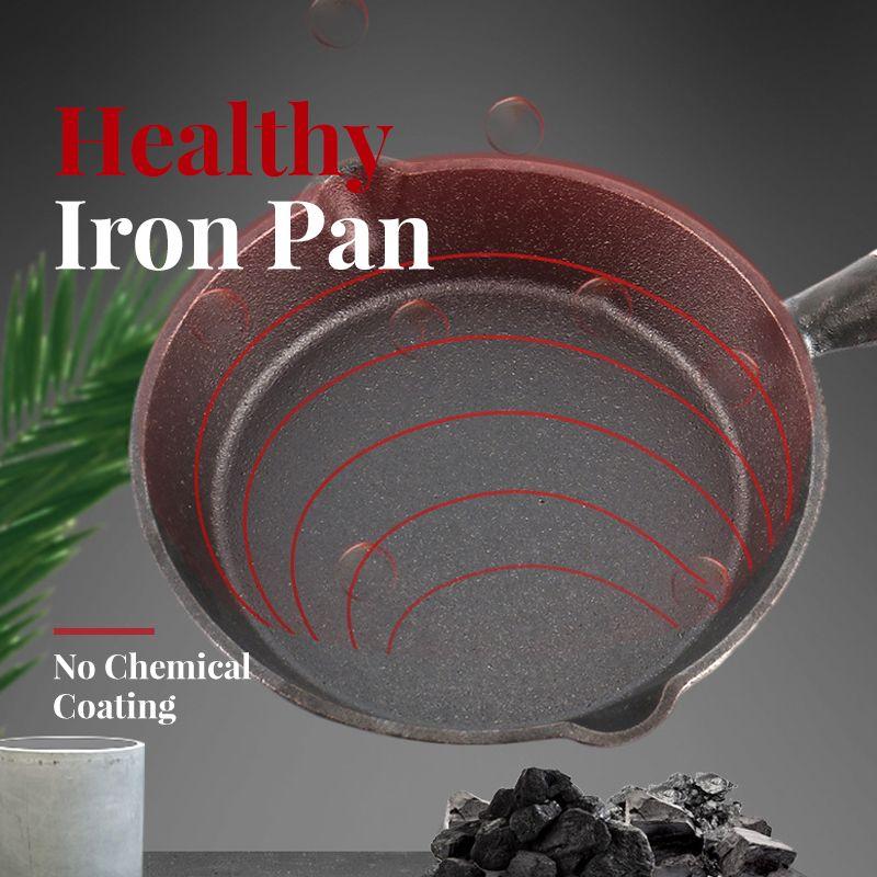 Mini-antiaanbak-ijzeren pan 3.9¡±/10cm