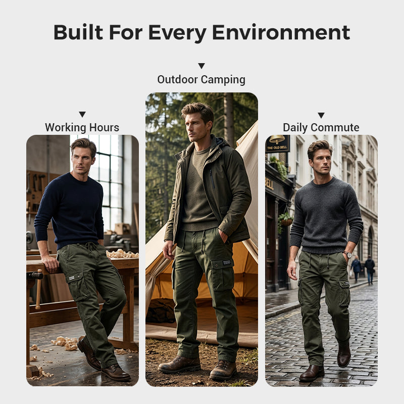 Taktische Cargohose aus Baumwolle für Herren