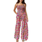 Women¡¯s Casual Printed Sleeveless Overalls Jumpsuit ¨C Comfortable, Stylish & Effortless Summer Wear
