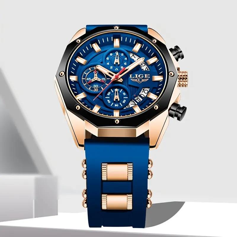 Men's Outdoor Waterproof Sport Quartz Watch