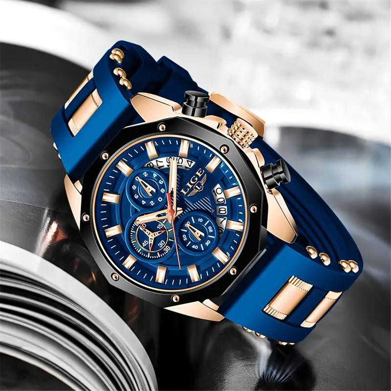 Men's Outdoor Waterproof Sport Quartz Watch