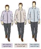 Long Sleeve No-Tuck Performance Plaid Sport Shirt – Blue Multi