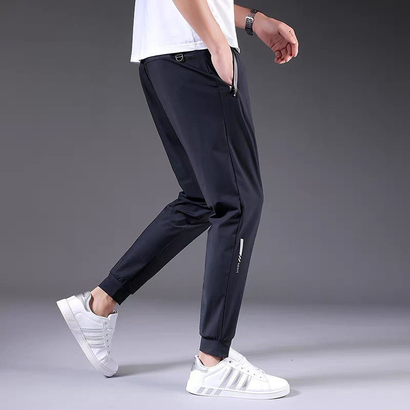 Stretch joggingbroek voor heren in grote maten, sneldrogend
