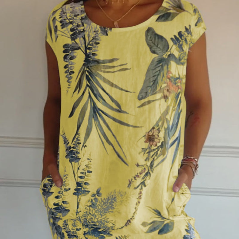 Nieuw: casual jurk met print en zakken