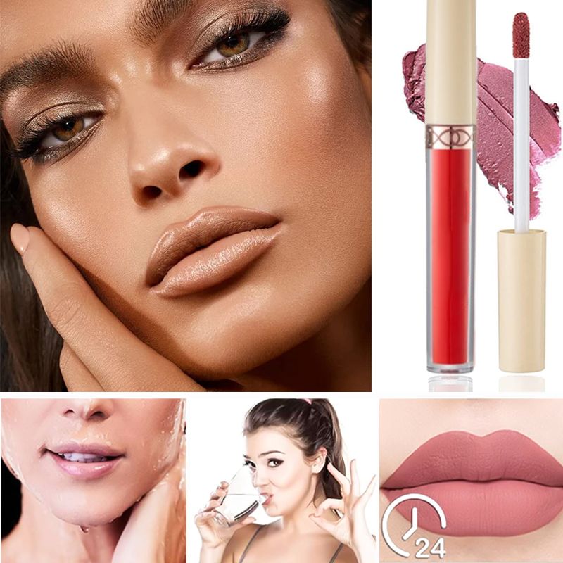 12 Colors Velvet Matte Liquid Lipstick