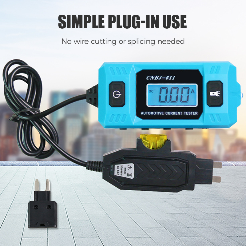 Automotive Current Tester ¨C Find Electrical Leaks Fast ¨C Plug & Play, No Wiring, No Guesswork