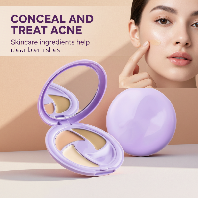 3-in-1-palet met kleurcorrigerende concealers