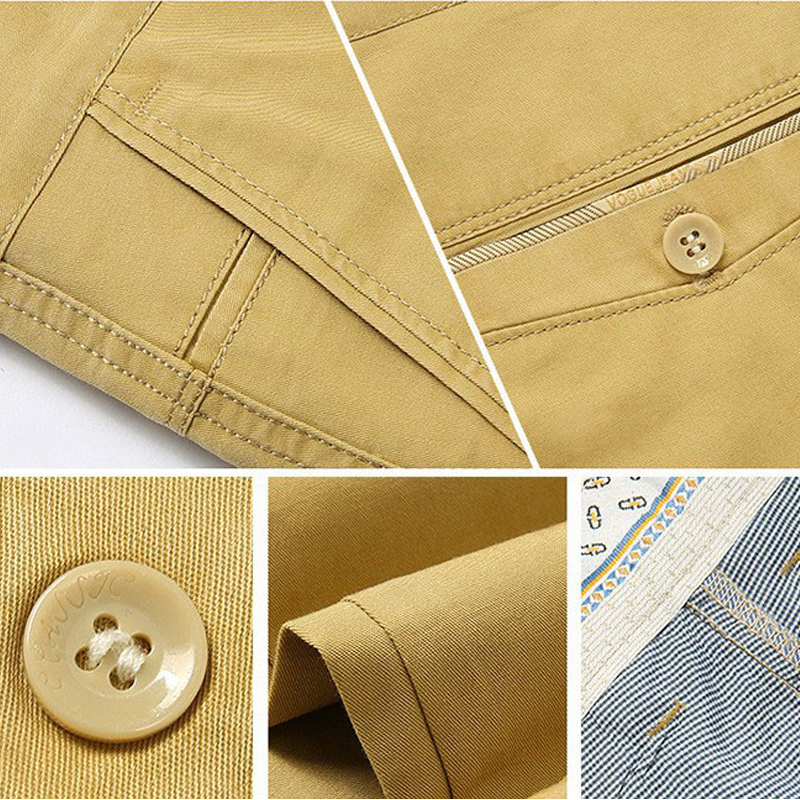 Casual broek met rechte pasvorm voor heren - verbetert je persoonlijke uitstraling aanzienlijk