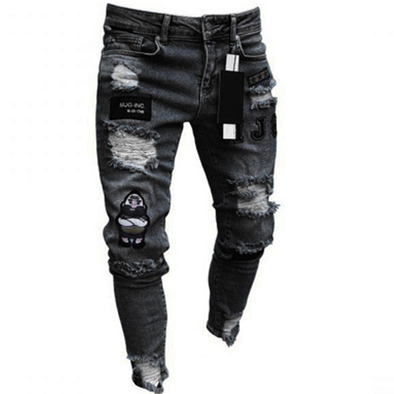 Men's Ripped Skinny Jeans