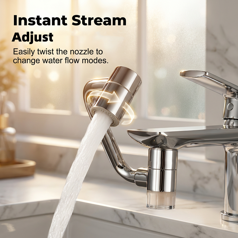 1080 Rotating Sink Faucet Extender with Filter