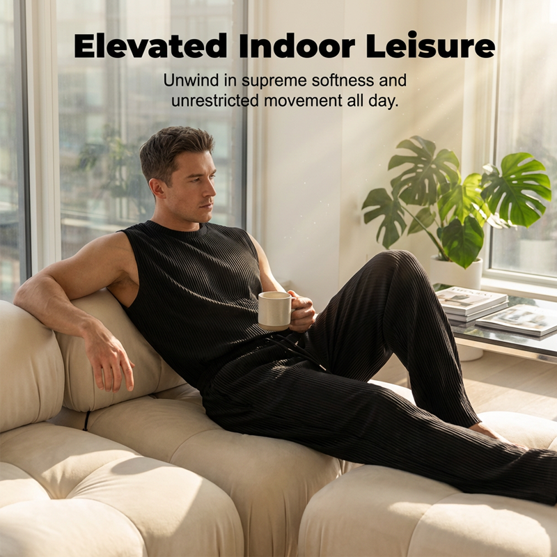 Men's Relaxed Fit Tank & Pants Set