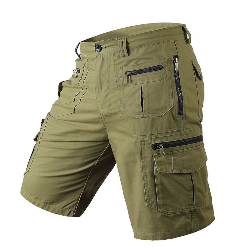 Men's Casual Cargo Shorts with Multiple Pockets