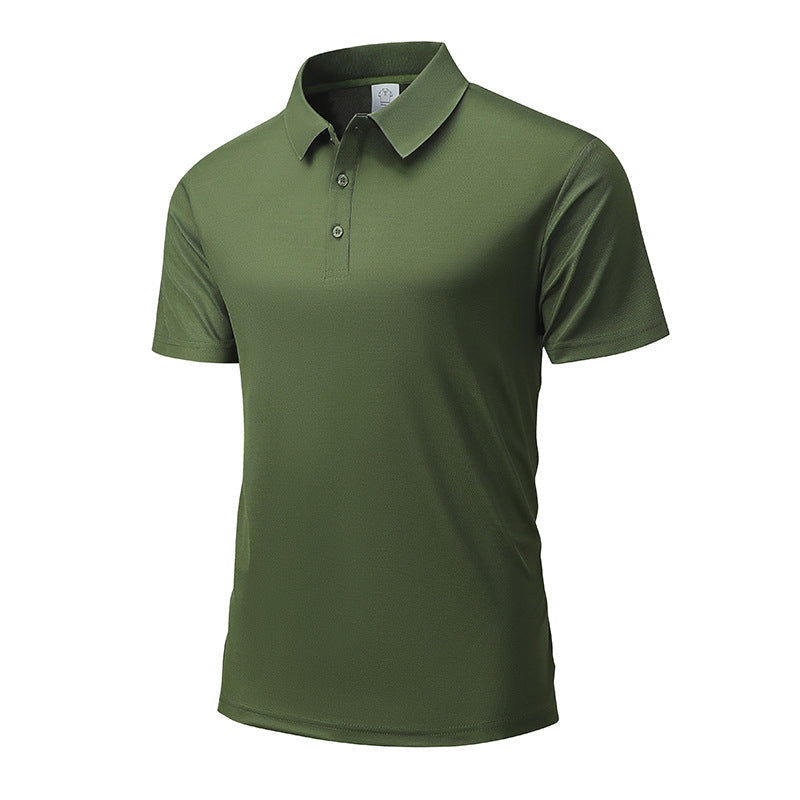 Ademend T-shirt met kraag voor heren voor de zomer