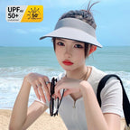 Women¡¯s Lightweight Wide Brim Adjustable Sun Visors