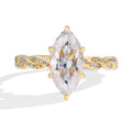 Elegant Sparkling Cubic Zirconia Ring