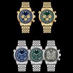 Men's Classic Multifunctional Business Watch ¨C Stainless Steel, Chronograph & 30M Water Resistant
