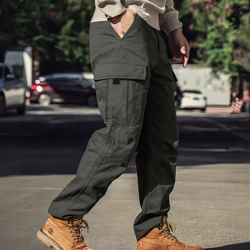 New Arrival Men's Tactical Cargo Pants with Multiple Pockets