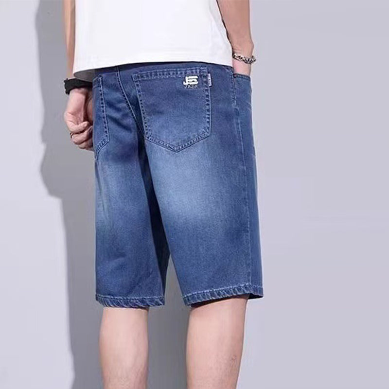 Casual denimshorts voor heren met relaxte pasvorm