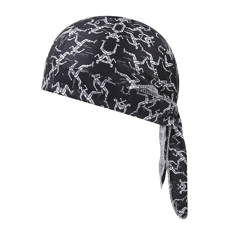 Free Unisex Breathable Skull Cap with Adjustable Ties