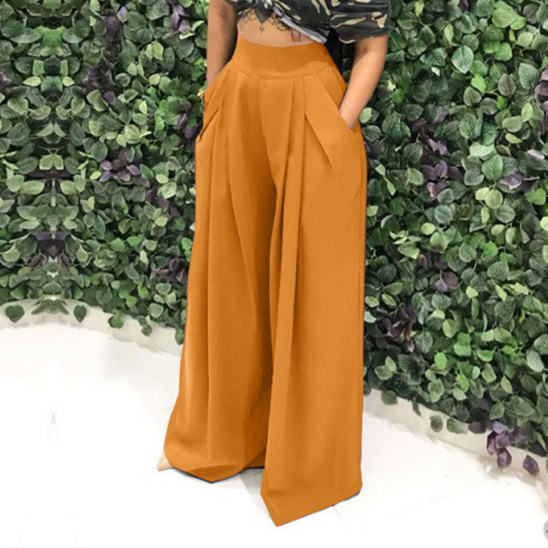 Elegante Damenhose mit hoher Taille