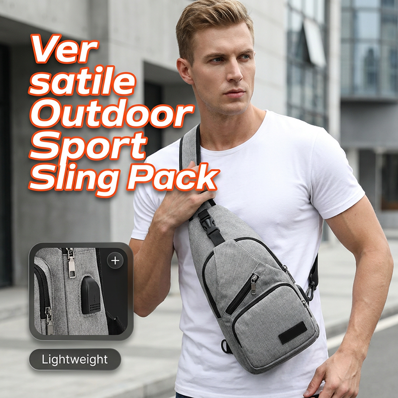Outdoor Sport Sling Pack ¨C Multifunctional, Durable