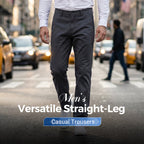 Men's Versatile Straight-Leg Casual Trousers