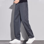 Men's Versatile Straight-Leg Casual Trousers